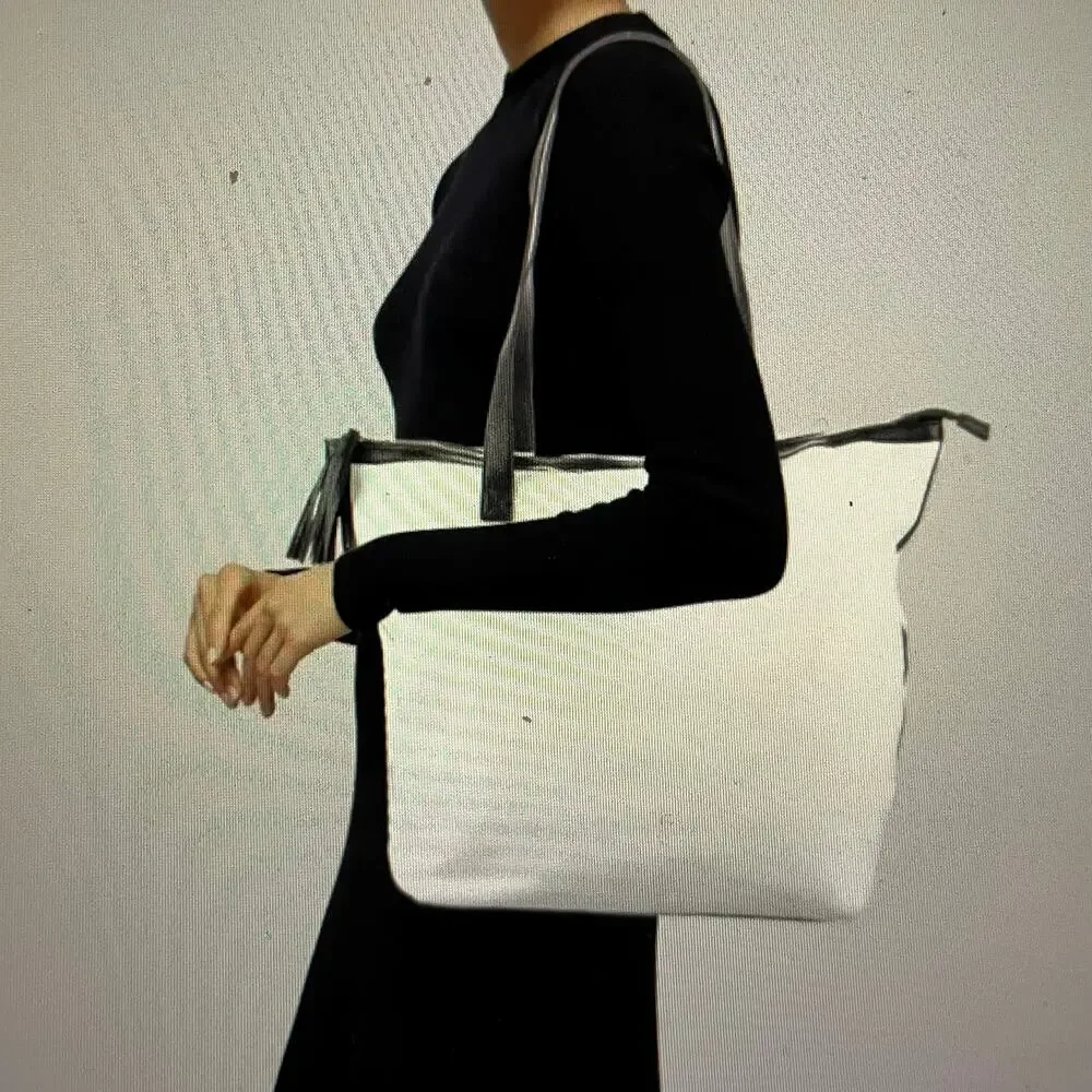 Walter Baker X Curateur Carly Canvas Tote Bag